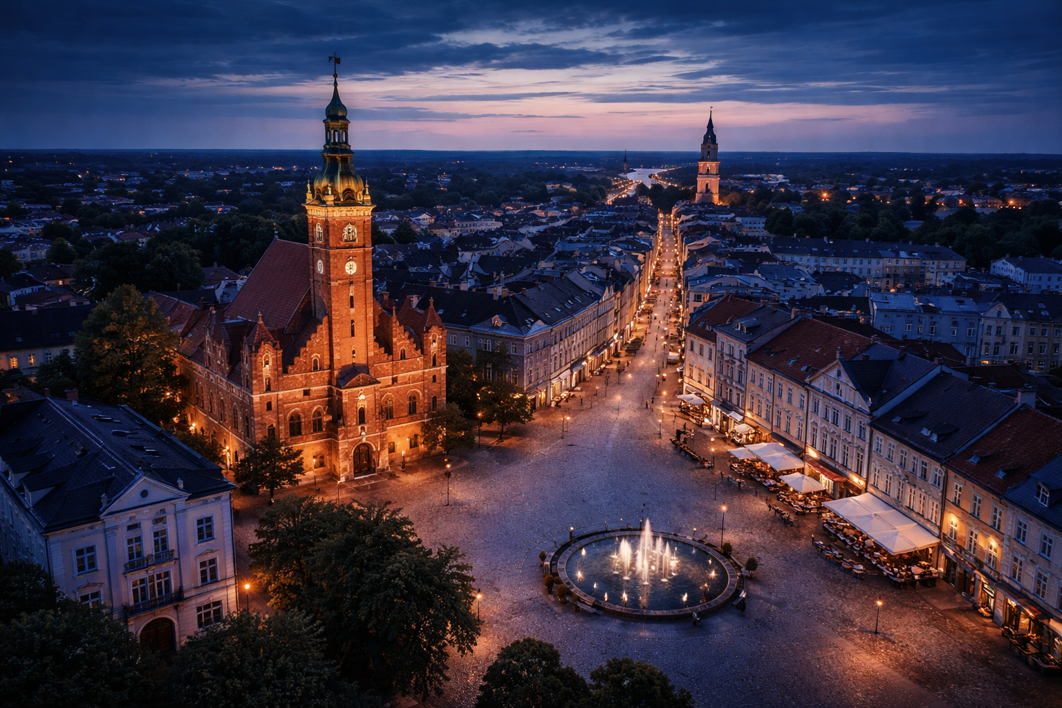 Słupsk — centrum miasta